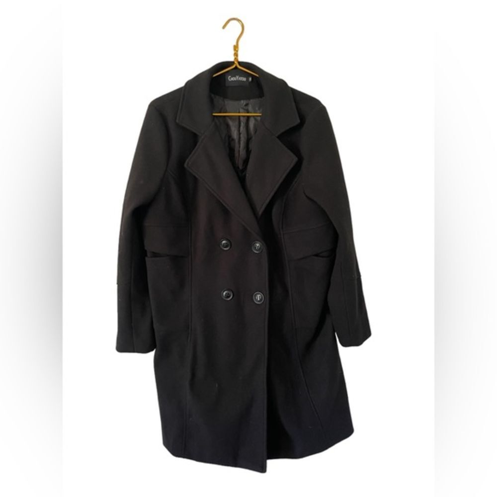 🎯 SALE 🎯ChouYatou Black Wool Coat, Size 2x